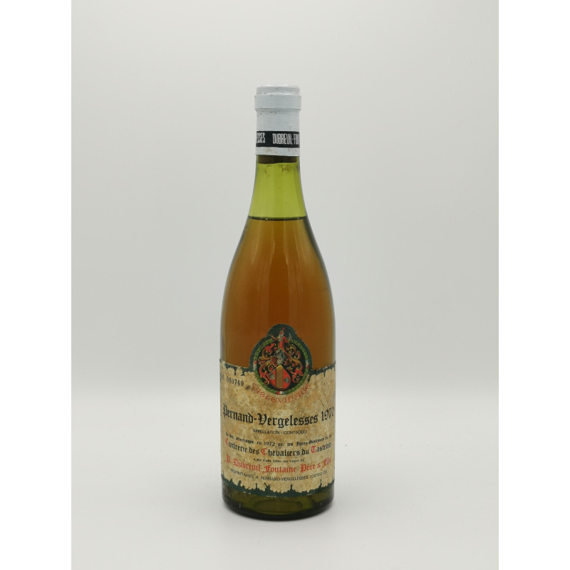 Pernand Vergelesses 1er Cru Ile des Vergelesses 1970 Domaine Dubreuil Fontaine 75 cl 119,00 € Domaine Dubreuil Fontaine chez ...