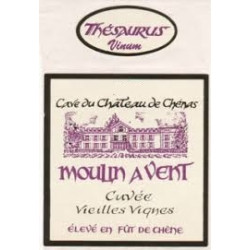 Moulin à Vent Vieilles Vignes Thésaurus 2020 Château de Chénas 75 CL 12,90 € Beaujolais chez Millésimes à la Carte