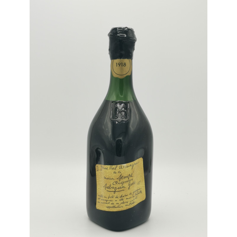 Grand Vieil Armagnac 1918 Sempe 70 cl 2,500.00 1918 chez Millésimes à la Carte Grand Vieil Armagnac 1918 Sempe 70 cl 2,500.00 1918 chez Millésimes à la Carte