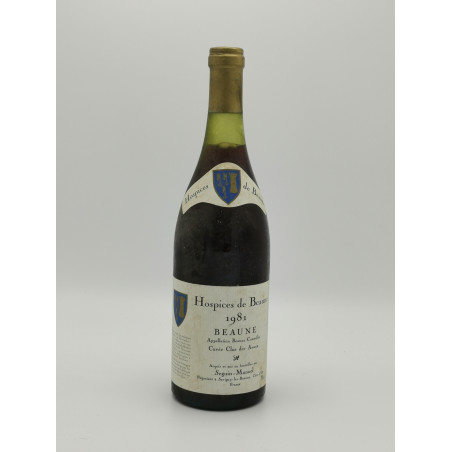 Beaune Premier Cru 1981 Cuvée Clos des Avaux Hospices de Beaune 75 cl 165,00 € Beaune Premier Cru Cuvée Clos des Avaux chez M...