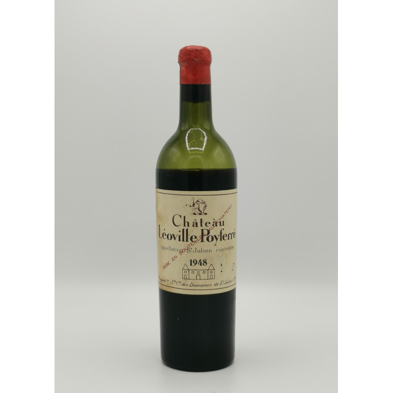 Château Léoville Poyferré 1948 Saint Julien 2e Grand Cru Classé 75 cl 625,00 € 1948 chez Millésimes à la Carte