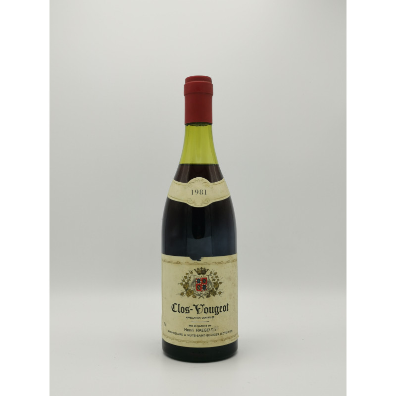 Clos De Vougeot 1981 Grand Cru Domaine Haegelen Jayer 75 cl 495,00 € 1981 chez Millésimes à la Carte