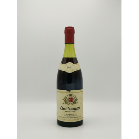 Clos De Vougeot 1981 Grand Cru Domaine Haegelen Jayer 75 cl 495,00 € 1981 chez Millésimes à la Carte