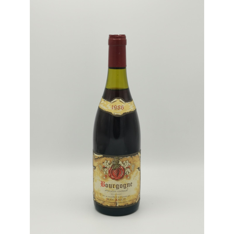 Bourgogne Pinot Noir 1986 Domaine Jean Amiot 75 cl 45,00 € 1986 chez Millésimes à la Carte