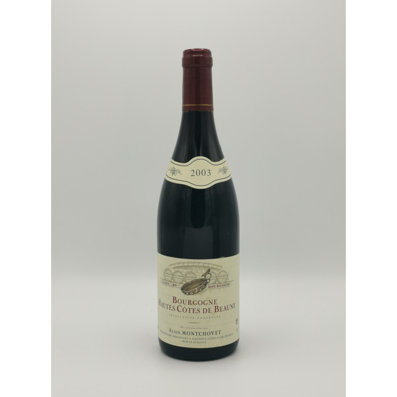 Bourgogne Hautes Côtes de Beaune Rouge 2003 Alain Montchovet 75 cl 39,00 € 2003 chez Millésimes à la Carte
