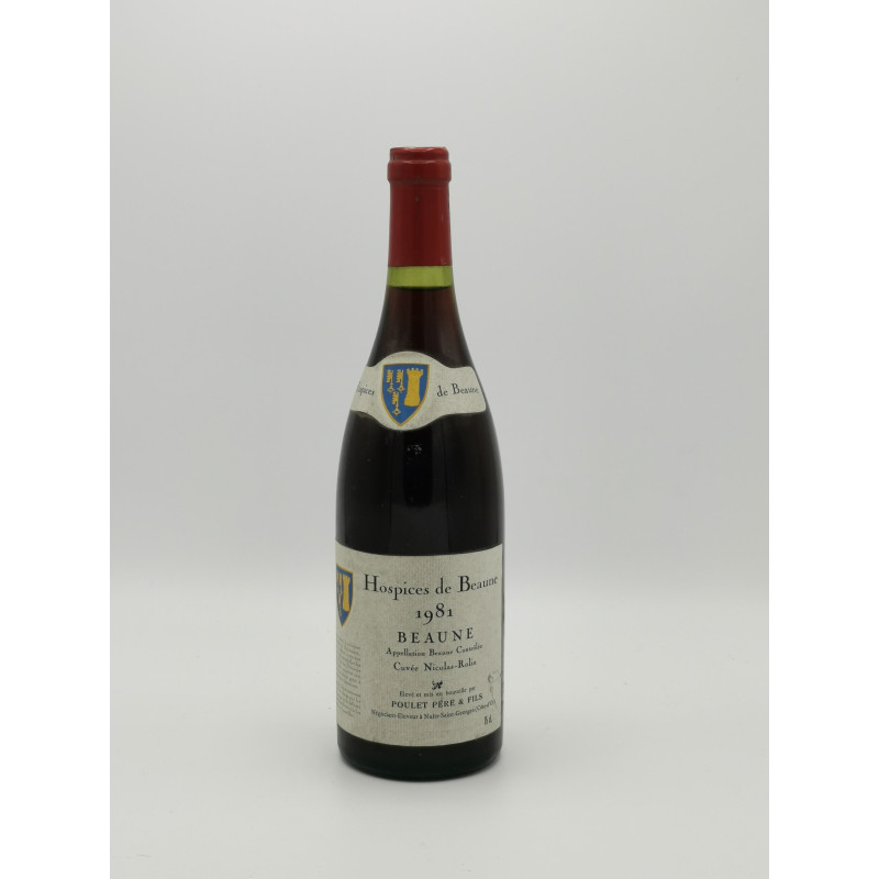 Beaune 1981 Cuvée Nicolas Rolin Hospices de Beaune 75 cl 175,00 € 1981 chez Millésimes à la Carte