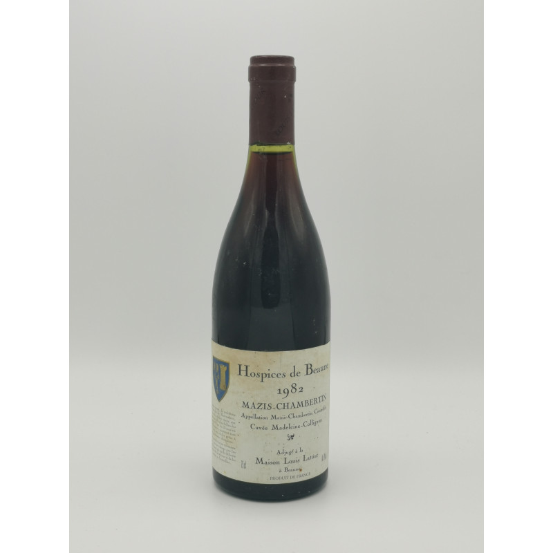 Mazis Chambertin 1982 Grand Cru Cuvée Madeleine Collignon Hospices de Beaune 75 cl 709,00 € 1982 chez Millésimes à la Carte