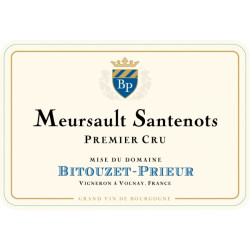 Meursault 1er Cru Santenots 2020 Domaine Bitouzet Prieur 95,00 € Bitouzet Prieur chez Millésimes à la Carte