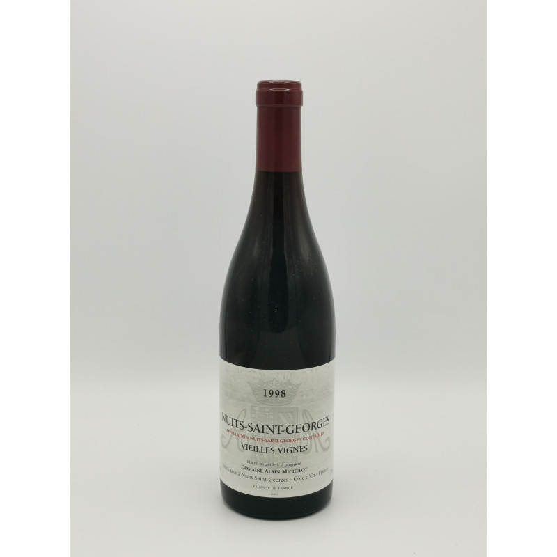 Nuits Saint Georges Vieilles Vignes 1998 Domaine Alain Michelot 75 cl 95,00 € Côte de Nuits chez Millésimes à la Carte