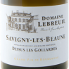 Savigny Les Beaune Blanc Dessus Les Gollardes 2021 Domaine Lebreuil 75 CL 35,00 € Côte de Beaune chez Millésimes à la Carte