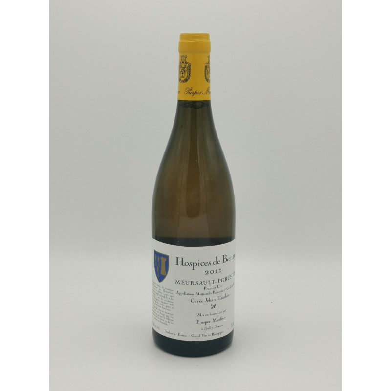 Meursault Poruzots Premier Cru Cuvée Jehan Humblot 2011 Hospices de Beaune 75 cl 215,00 € 2011 chez Millésimes à la Carte