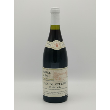 Clos de Vougeot Grand Cru 1990 Maurice Chenu 75 cl 249,00 € 1990 chez Millésimes à la Carte