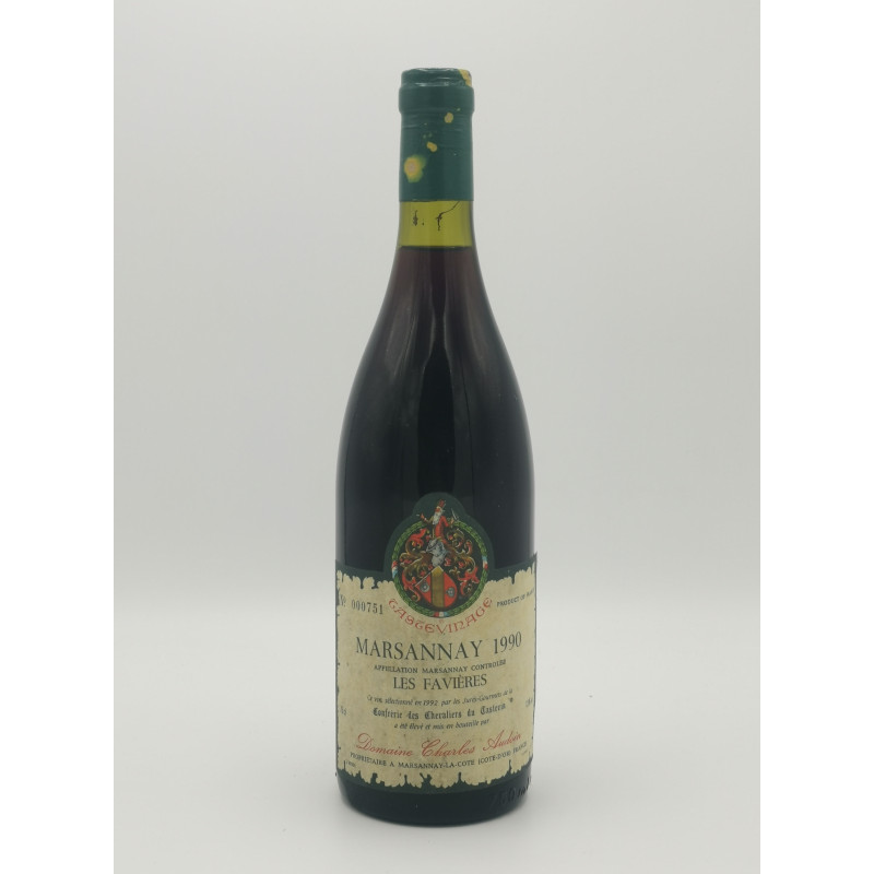 Marsannay Les Favières Tasteviné 1990 Domaine Charles Audoin 75 cl 69,00 € 1990 chez Millésimes à la Carte