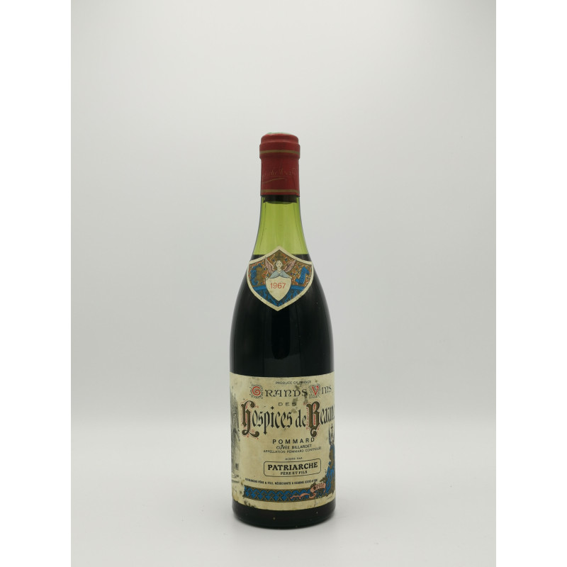 Pommard Cuvée Billardet 1967 Hospices de Beaune 75 cl 205,00 € 1967 chez Millésimes à la Carte