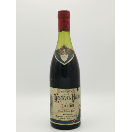 Corton Grand Cru Cuvée Docteur Peste 1970 Hospices de Beaune 75 cl 415,00 € 1970 chez Millésimes à la Carte