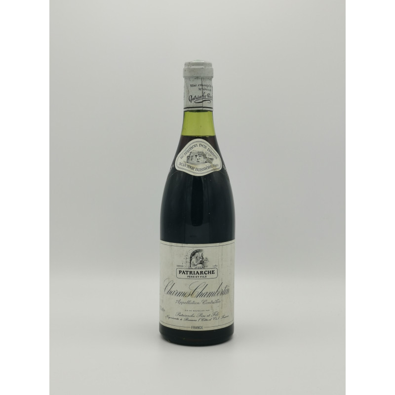 Charmes Chambertin Grand Cru 1971 Patriarche 75 cl 349,00 € 1971 chez Millésimes à la Carte