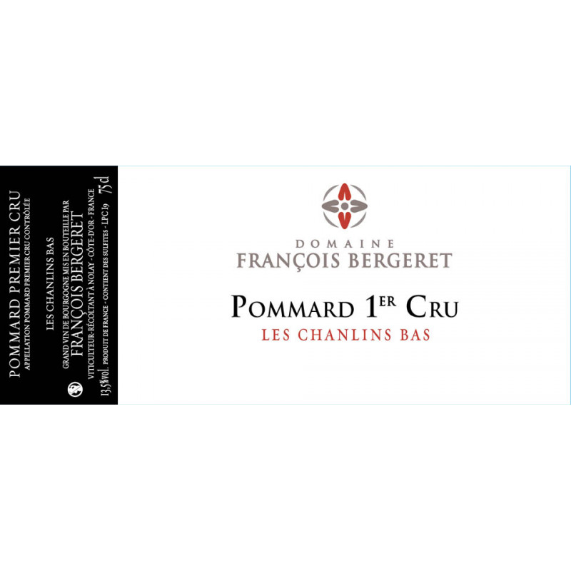 Pommard 1er cru Les Chanlins Bas 2022 Domaine François Bergeret 75 cl 65,00 € Côte de Beaune chez Millésimes à la Carte