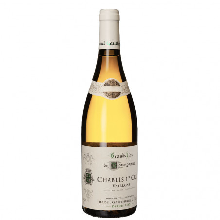 Chablis 1er Cru Vaillons 2023 Domaine Raoul Gautherin 75 cl 36,00 € Domaine Raoul Gautherin chez Millésimes à la Carte