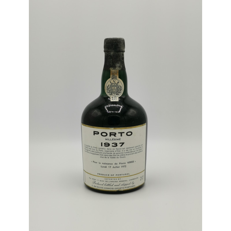 Porto Vintage 1937 Da Silva 70 cl 350,00 € 1937 chez Millésimes à la Carte