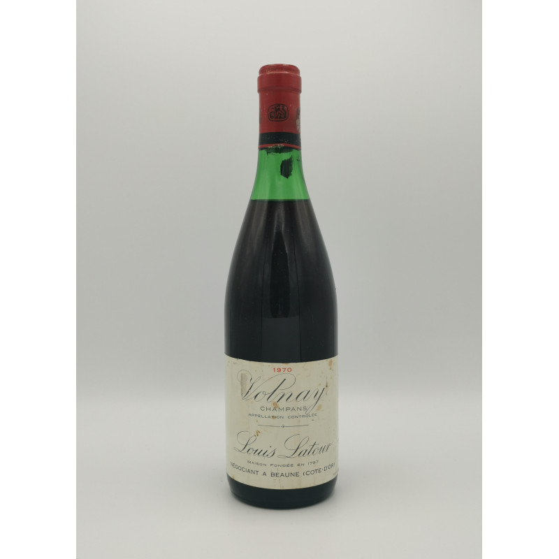 Volnay (1er cru) Champans 1970 Louis Latour 75 cl 169,00 € 1970 chez Millésimes à la Carte