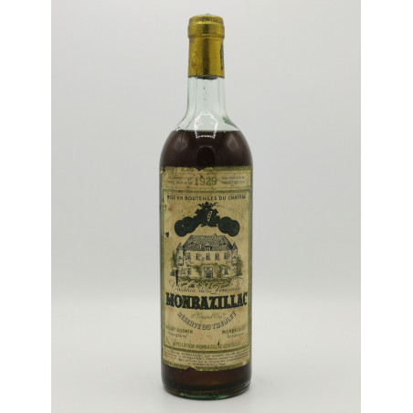 Montbazillac 1929 Château de la Fonvieille Réserve du Theulet 75 cl 325,00 € 1929 chez Millésimes à la Carte