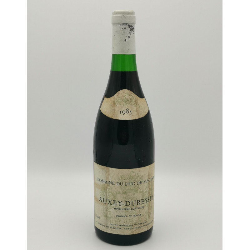 Auxey Duresses Rouge 1985 Domaine de l'Abbaye de Morgeot Duc de Magenta 75 cl 79,00 € 1985 chez Millésimes à la Carte