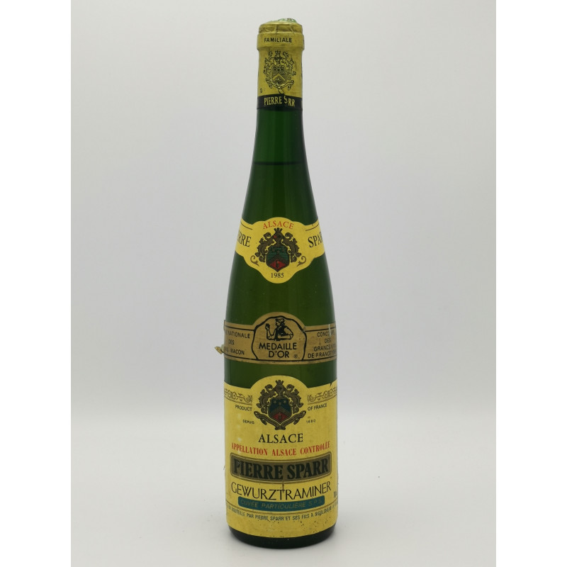 Alsace Gewurztraminer cuvée Particulière 1985 Pierre Sparr 75 cl 45,00 € 1985 chez Millésimes à la Carte