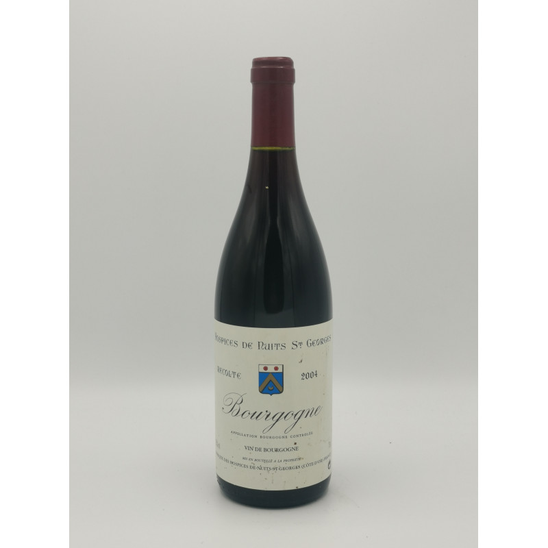 Bourgogne Rouge 2004 Domaine des Hospices de Nuits 75 cl 49,00 € 2004 chez Millésimes à la Carte