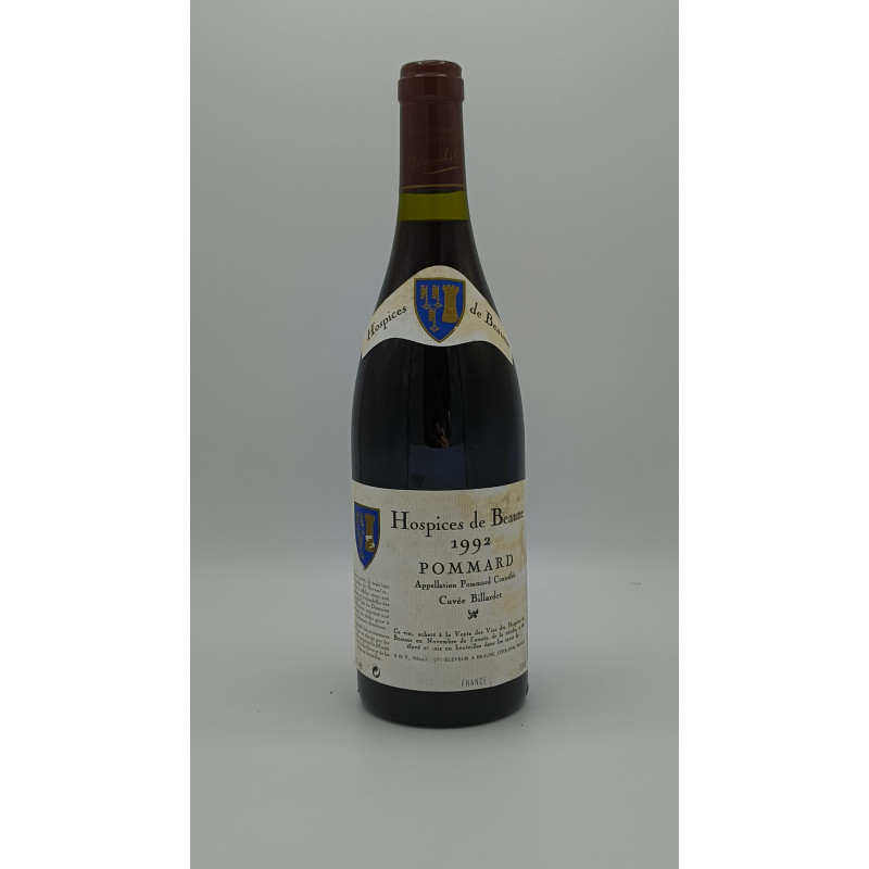 Pommard Cuvée Billardet 1992 Hospices de Beaune 75 cl 135,00 € 1992 chez Millésimes à la Carte