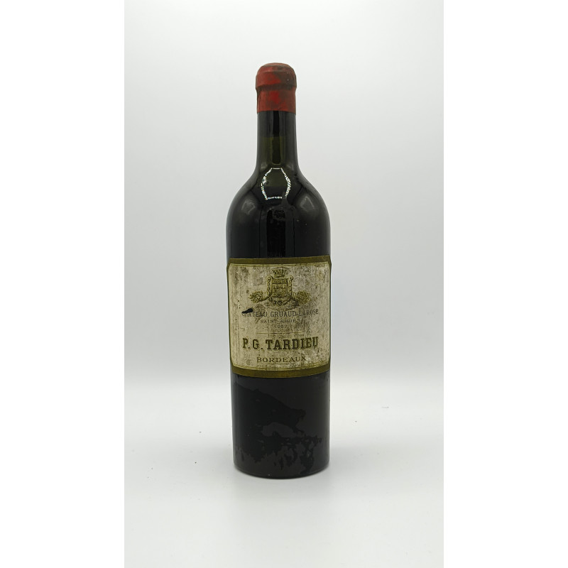 Château Gruaud Larose Cru Classé 1922 Saint Julien 75 cl 995,00 € 1922 chez Millésimes à la Carte