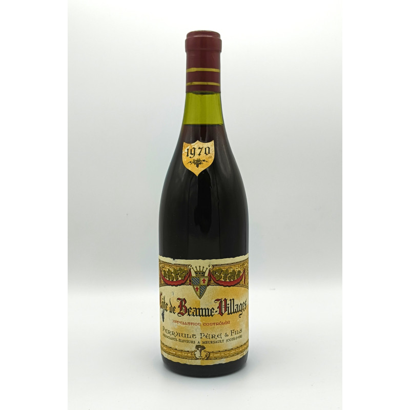 Côte de Beaune Villages 1970 Perrault Père & Fils 75 cl 109,00 € 1970 chez Millésimes à la Carte