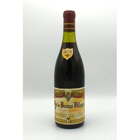 Côte de Beaune Villages 1970 Perrault Père & Fils 75 cl 109,00 € 1970 chez Millésimes à la Carte