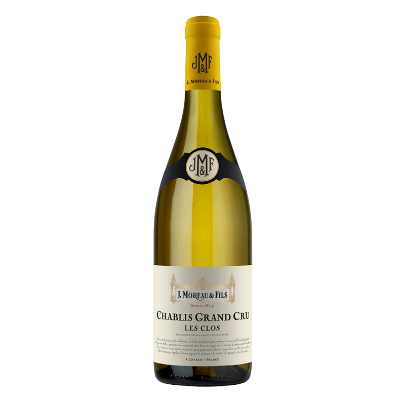 Chablis Grand Cru Les Clos 2023 J Moreau & Fils 75 cl 79,00 € Chablis chez Millésimes à la Carte
