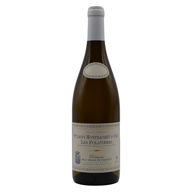 Puligny Montrachet 1er cru Folatières 2023 Domaine Jean Marie Bouzereau 75 cl 112,00 € Côte de Beaune chez Millésimes à la Carte