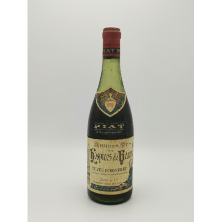Savigny Les Beaune Cuvée Forneret 1959 Hospices de Beaune 75 cl 255,00 € Accueil chez Millésimes à la Carte
