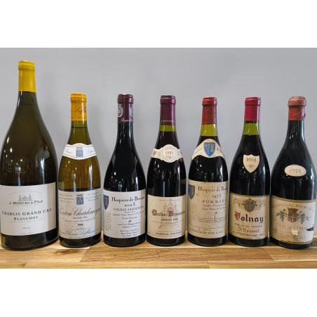 Dégustation 100 ans de grands vins de Bourgogne 109,00 € Accueil chez Millésimes à la Carte