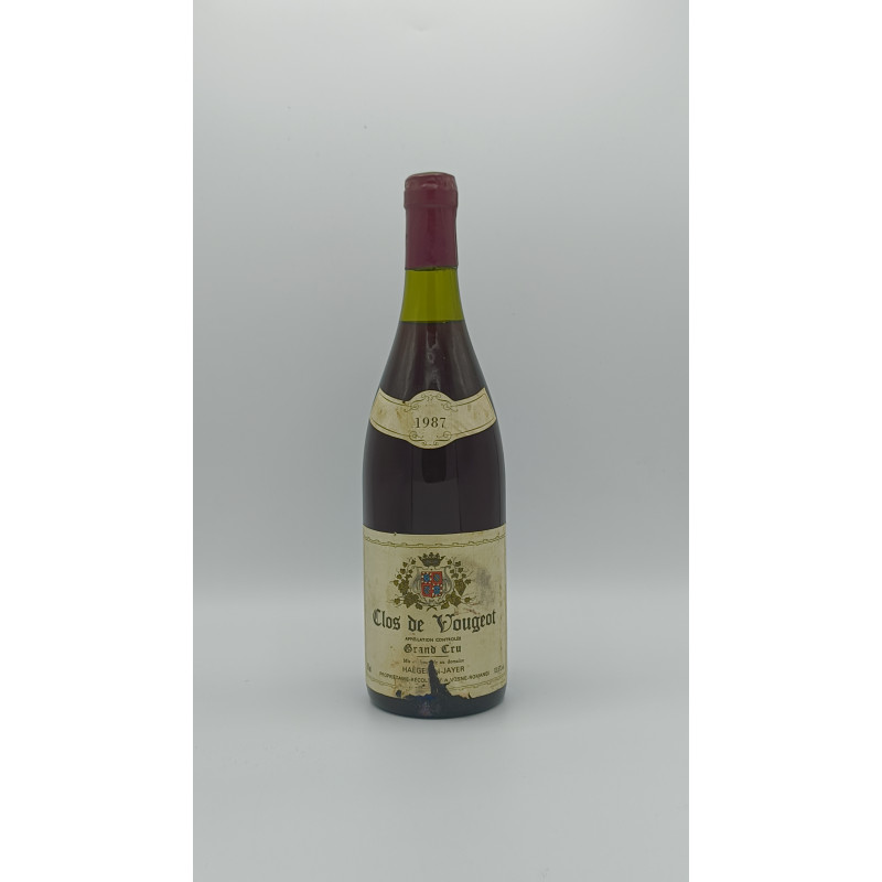 Clos De Vougeot Grand Cru 1987 Domaine Haegelen Jayer 75 cl 399,00 € 1987 chez Millésimes à la Carte Clos De Vougeot Grand Cru 1987 Domaine Haegelen Jayer 75 cl 399,00 € 1987 chez Millésimes à la Carte