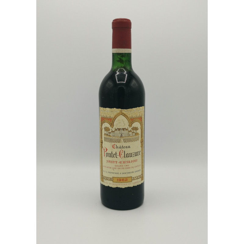 Château Pontet Clauzure 1962 Saint Emilion 75cl 179,00 € 1962 chez Millésimes à la Carte