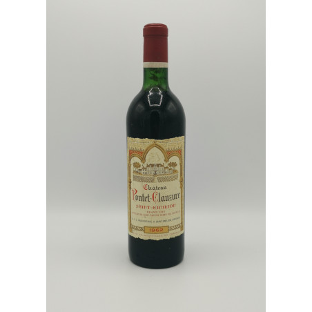Château Pontet Clauzure 1962 Saint Emilion 75cl 179,00 € 1962 chez Millésimes à la Carte