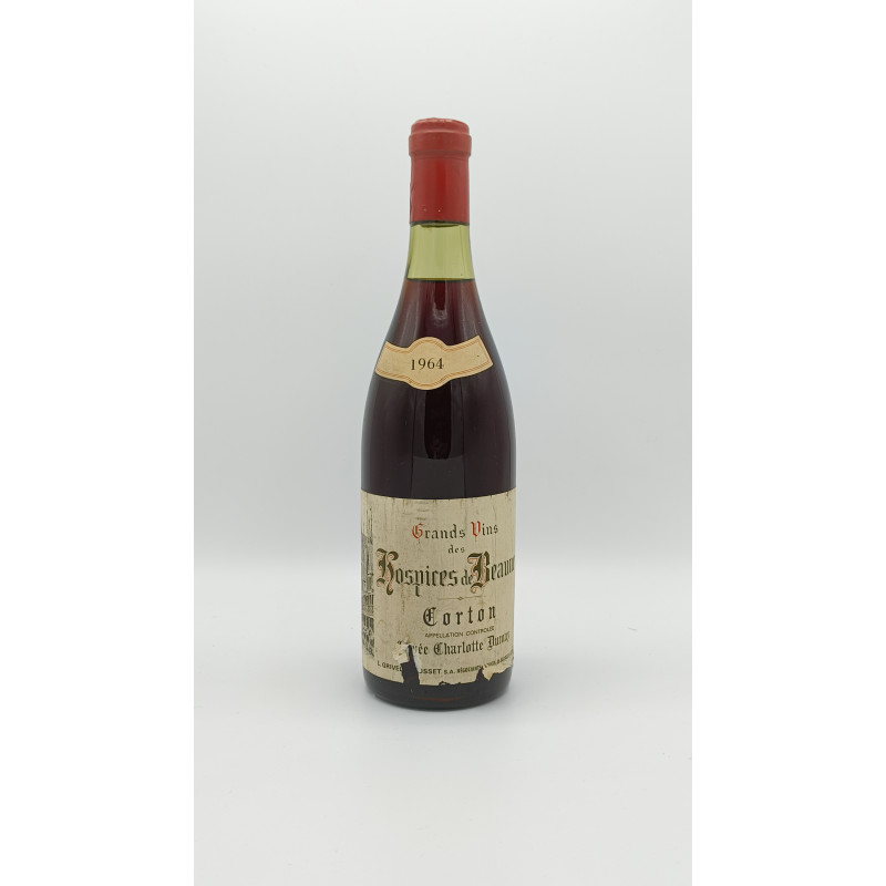 Corton Grand Cru Cuvée Charlotte Dumay 1964 Hospices de Beaune 75cl 485,00 € 1964 chez Millésimes à la Carte
