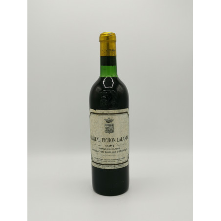 Château Pichon-Lalande 1971 Grand Cru Classé Pauillac 75 cl 199,00 € 1971 chez Millésimes à la Carte