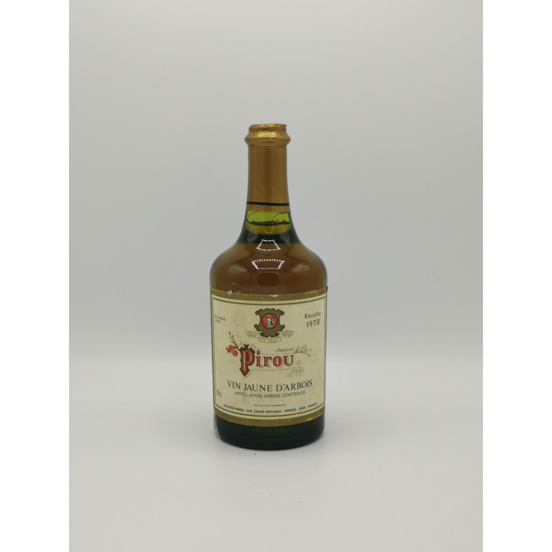 Arbois Vin Jaune 1978 Auguste Pirou 62 cl 89,00 € 1978 chez Millésimes à la Carte