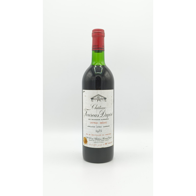 Château Fourcas Dupré 1975 Listrac-Médoc Cru Bourgeois Supérieur 73 cl 65,00 € 1975 chez Millésimes à la Carte