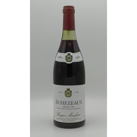 Echezeaux 1981 Grand Cru Prosper Maufoux 75 cl 299,00 € 1981 chez Millésimes à la Carte