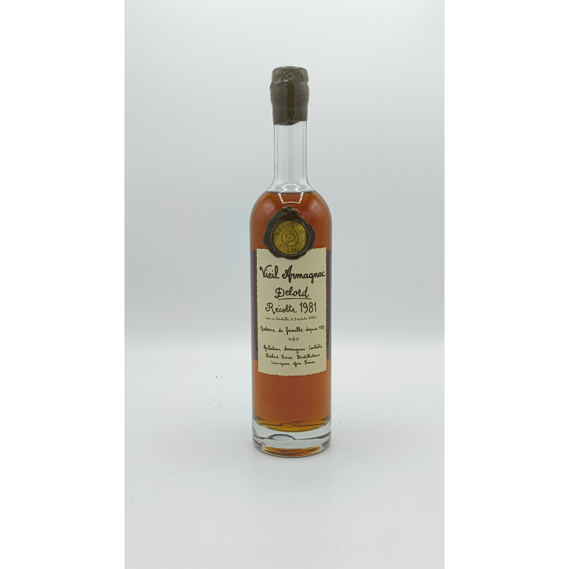 Vieil Armagnac 1981 Delord 50 cl 105,00 € 1981 chez Millésimes à la Carte