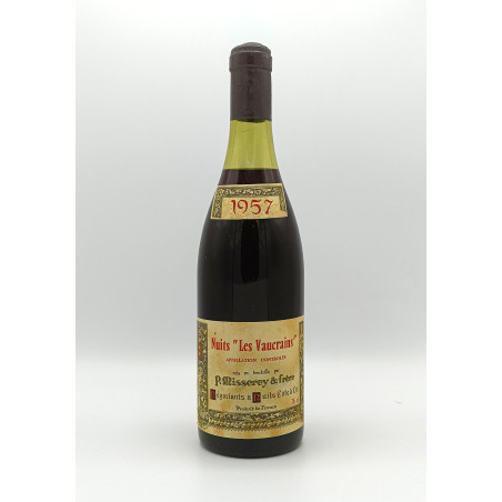 Nuits Saint Georges (1er Cru) Les Vaucrains 1957 Misserey & Frères 75 cl 289,00 € 1957 chez Millésimes à la Carte