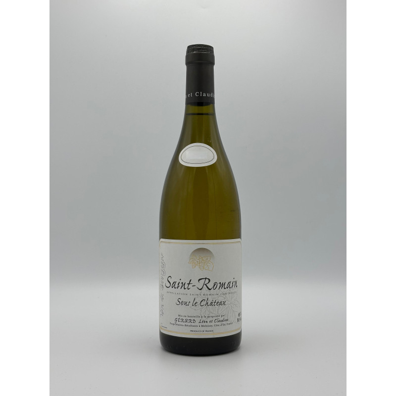 Saint-romain 2018 Sous Le Château Domaine Gérard 75 cl 30,00 € Côte de Beaune chez Millésimes à la Carte