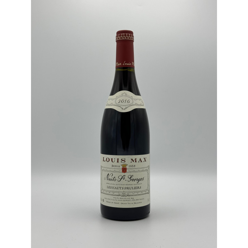 Nuits Saint Georges Les Hauts Pruliers 2016 Louis Max 75 cl 55,00 € Rouge chez Millésimes à la Carte