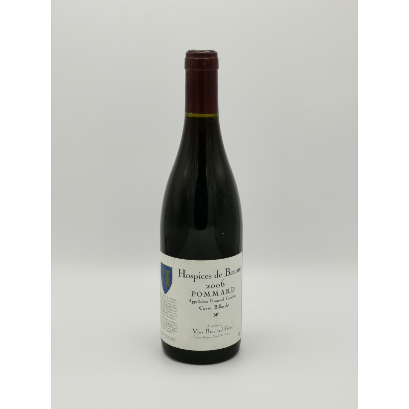 Pommard Cuvée Billardet 2006 Hospices de Beaune 75cl 109,00 € Les vins rouges chez Millésimes à la Carte