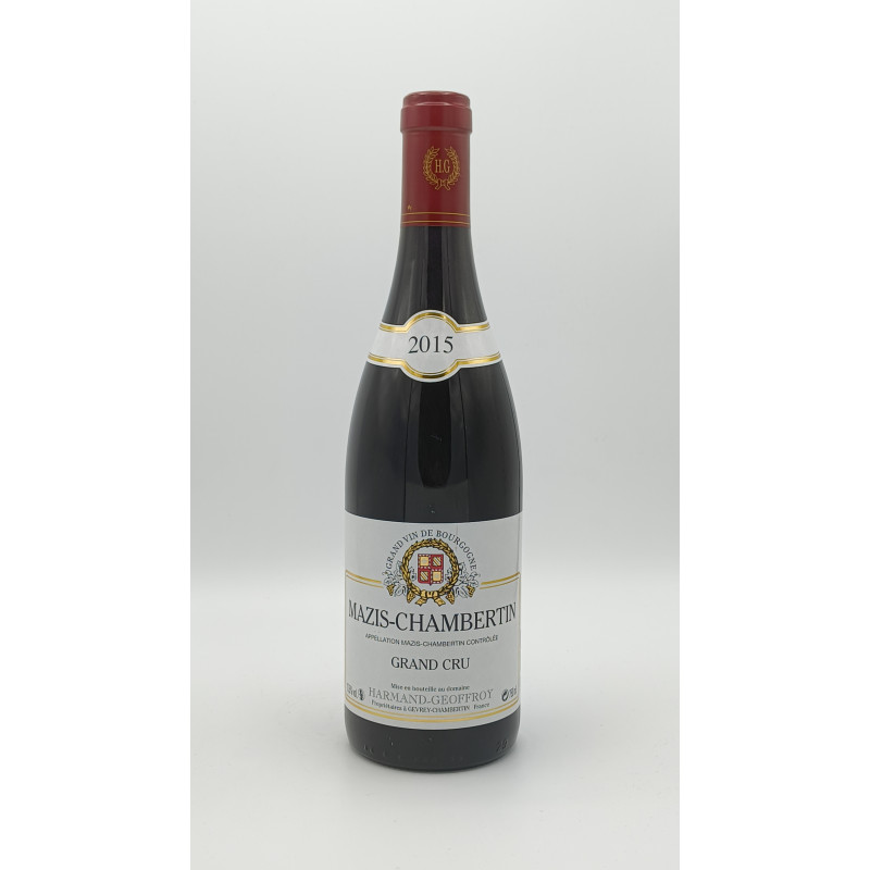 Mazis-Chambertin Grand Cru 2015 Domaine Harmand-Geoffroy 75 cl 375,00 € 2015 chez Millésimes à la Carte